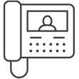 Icon für Video&shy;gegensprechanlage