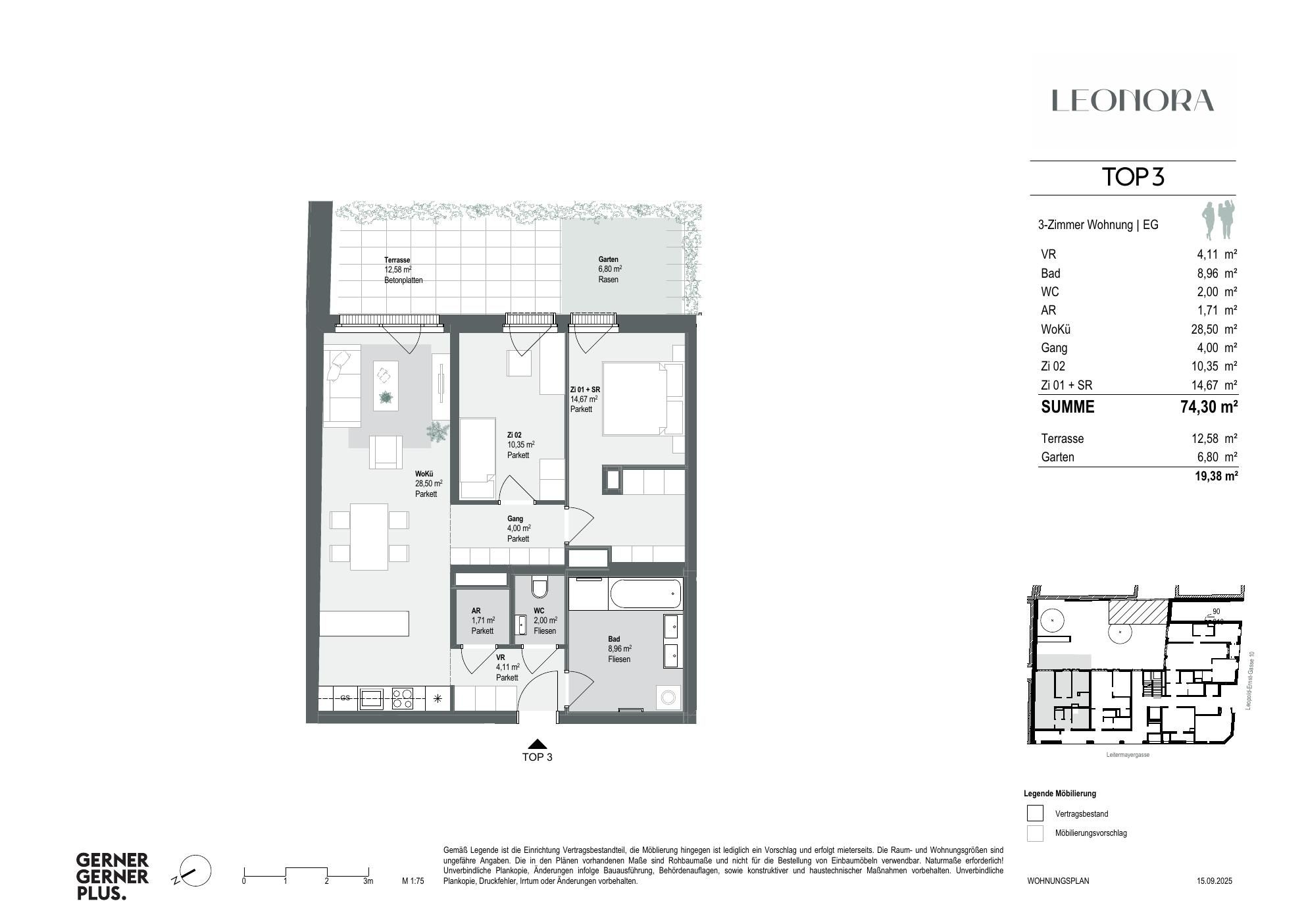 Grundriss von Top-03