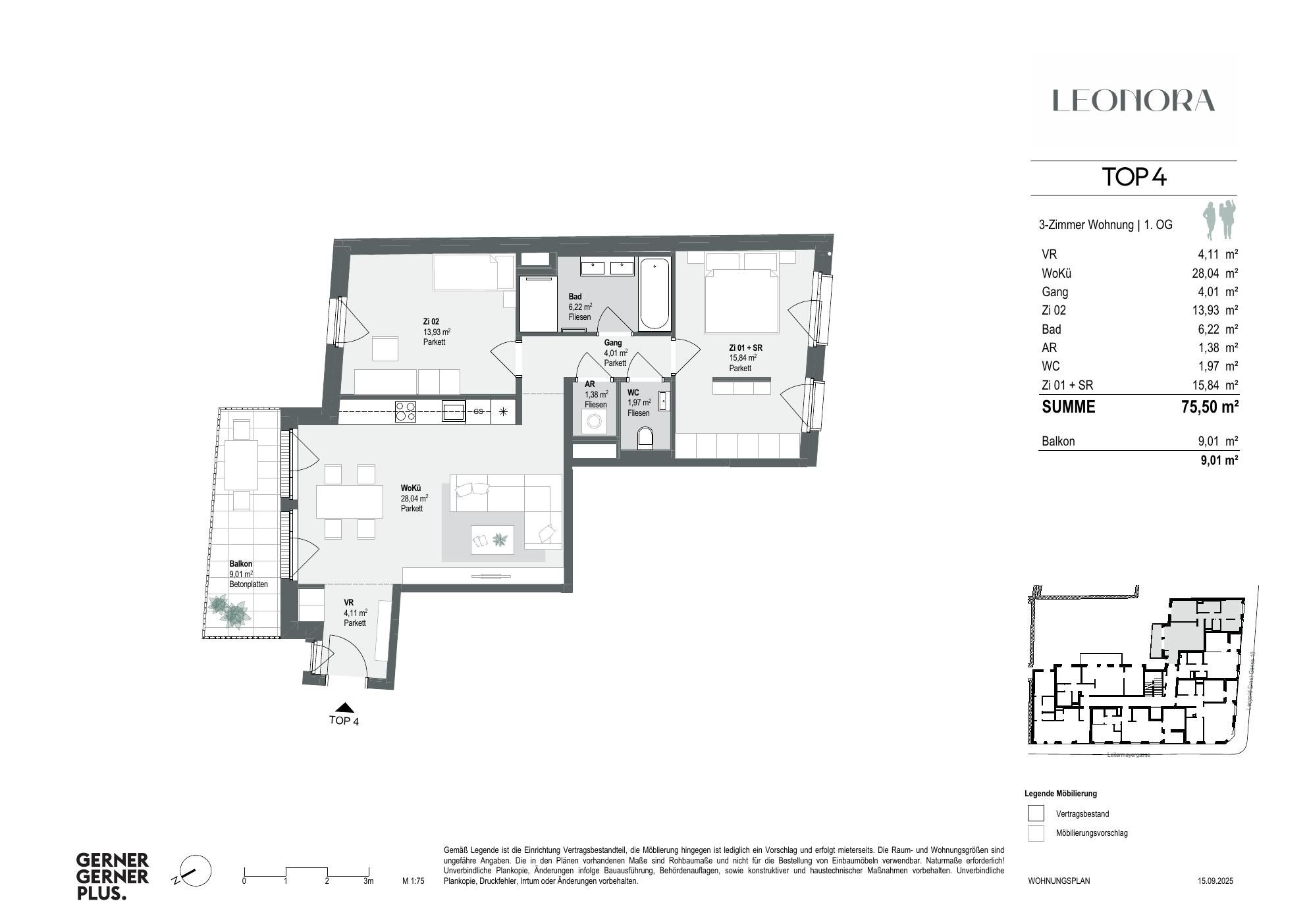 Grundriss von Top-04