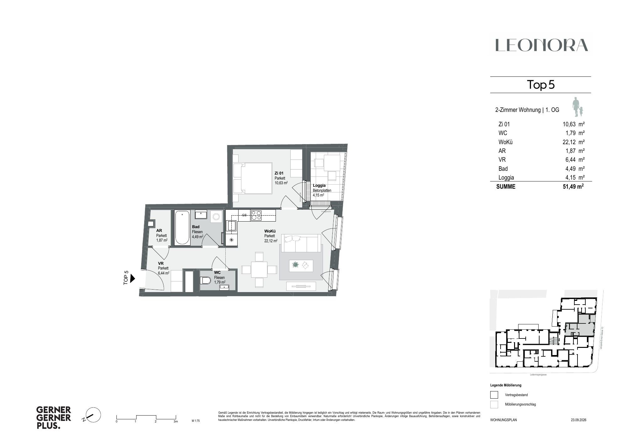Grundriss von Top-05