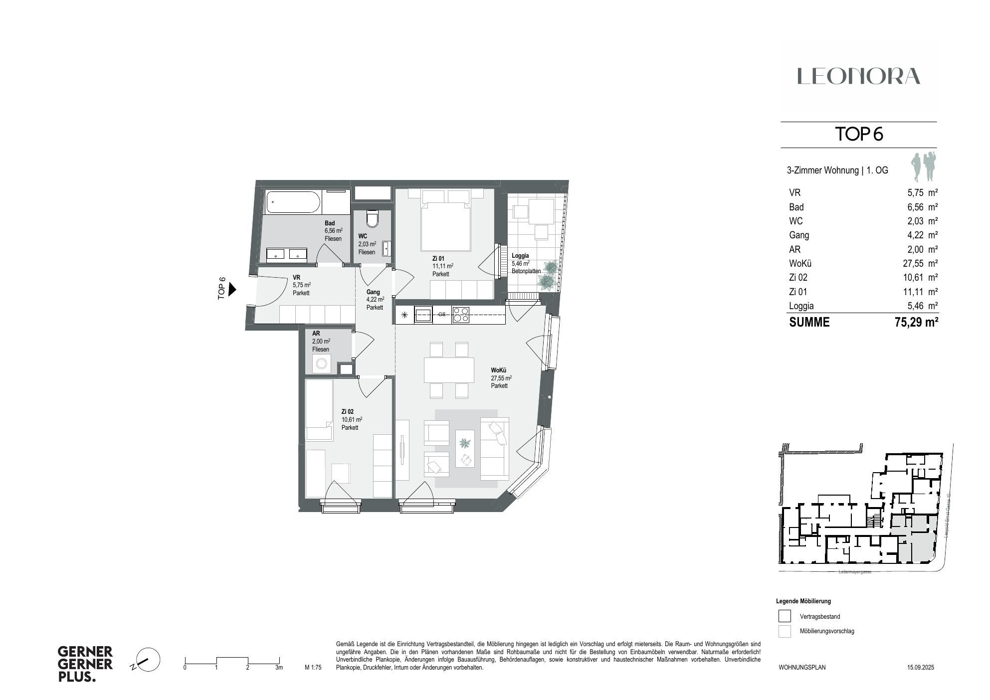 Grundriss von Top-06