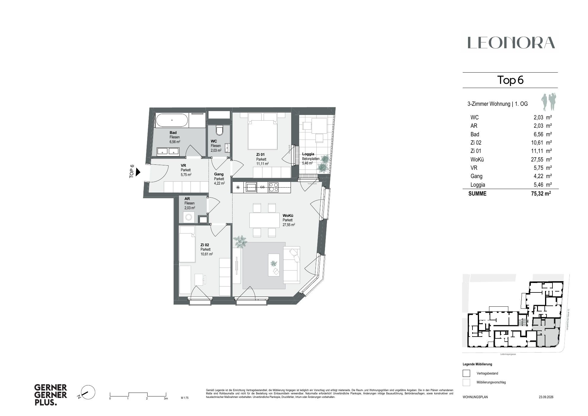 Grundriss von Top-06