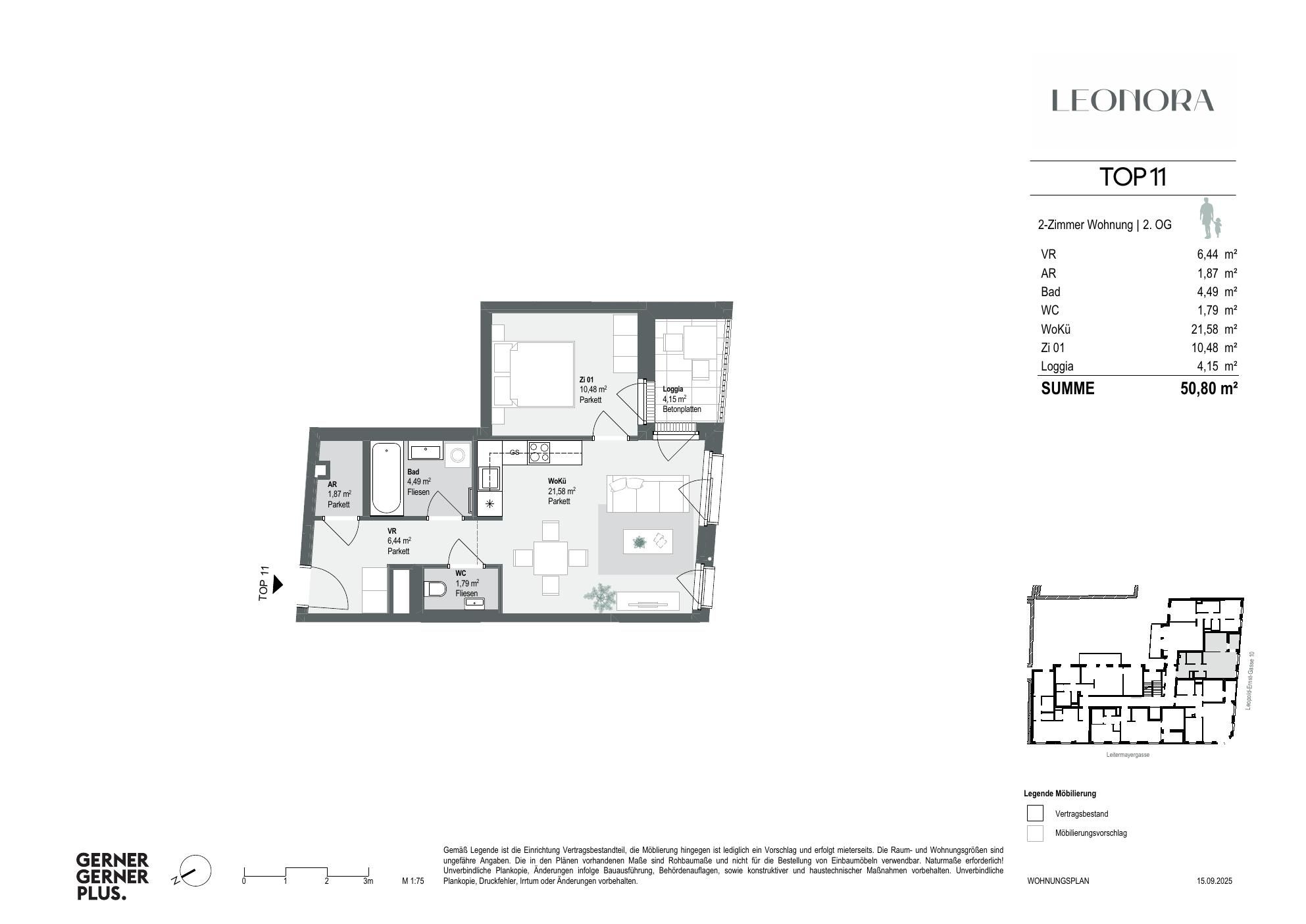 Grundriss von Top-11