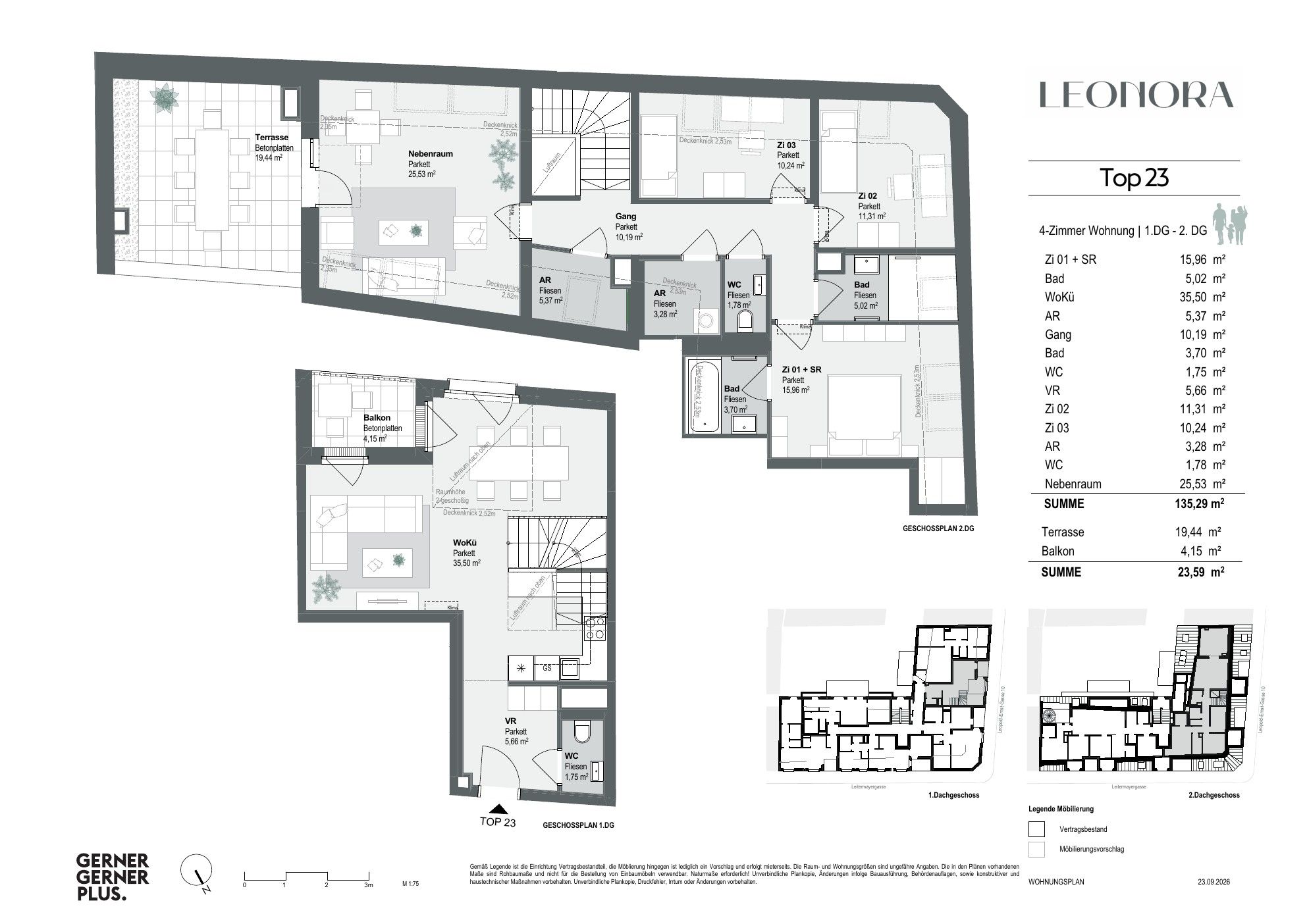 Grundriss von Top-23