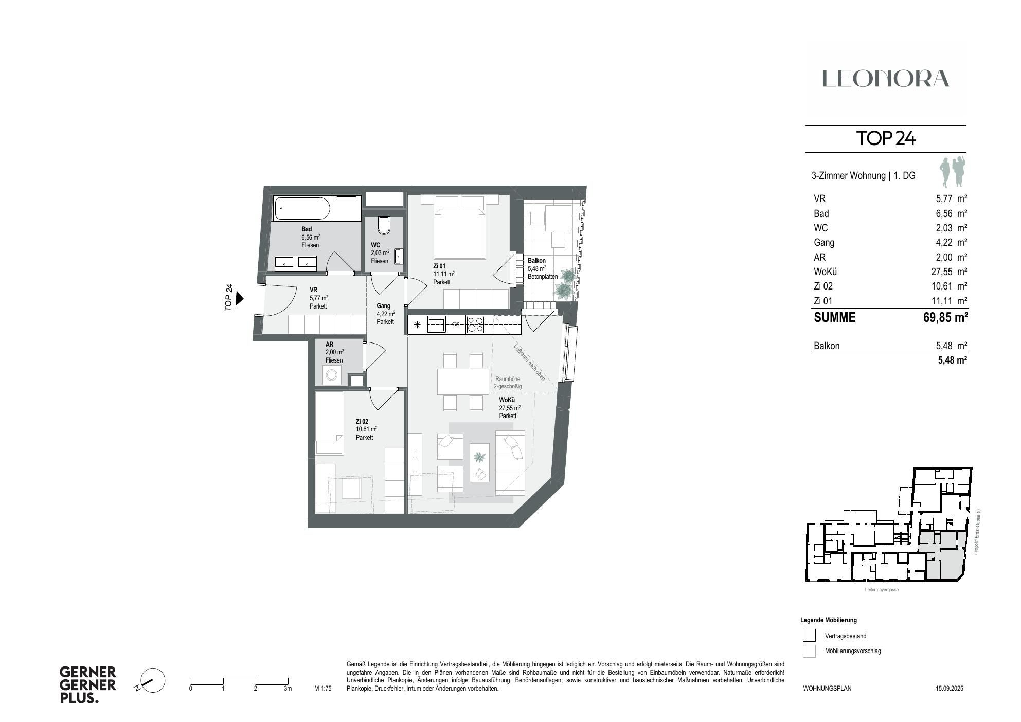 Grundriss von Top-24