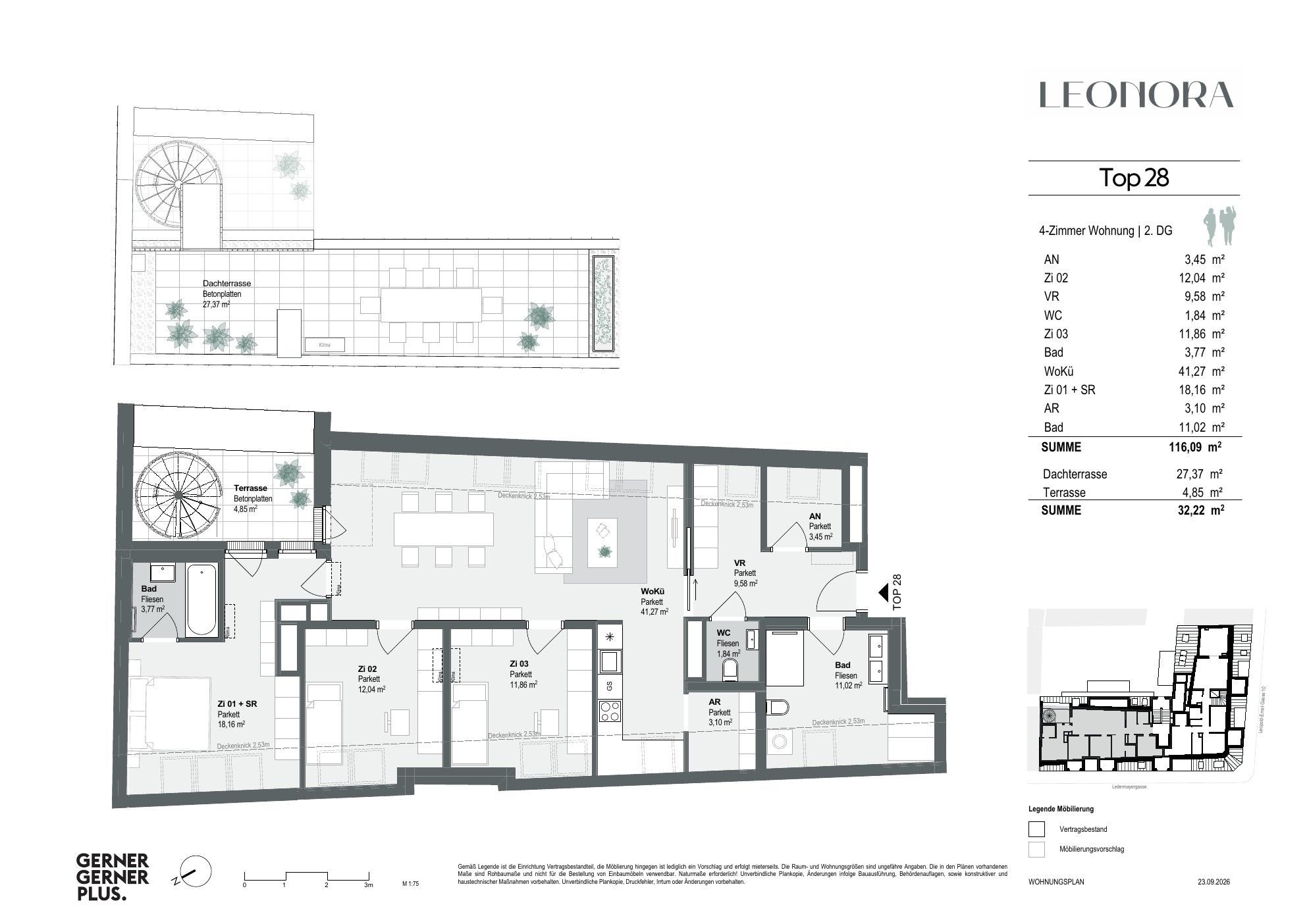 Grundriss von Top-28