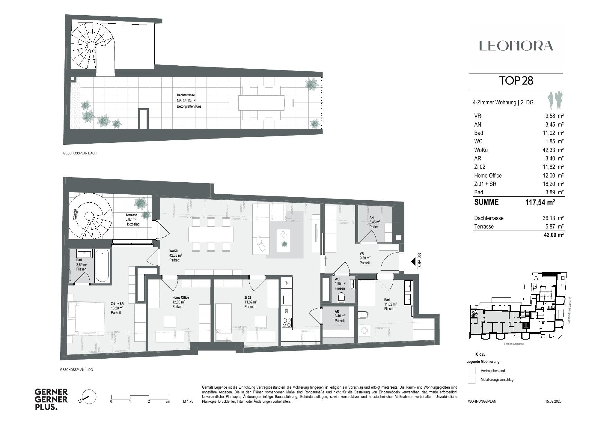 Grundriss von Top-28